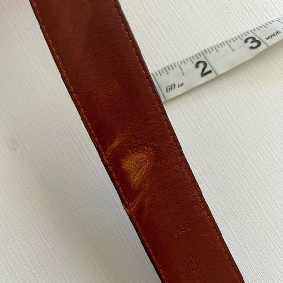 COACH 5950 Black Cowhide leather Belt Gold toned buckle size 40”. - Picture 11 of 16